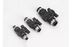 China BUC Series Plastic Pneumatic Hand Control Valve Air Speed Controller Fitting supplier