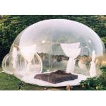0.8mm clear PVC Inflatable Bubble Tent  with 2m tunnel for sale