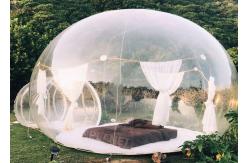 China 0.8mm clear PVC Inflatable Bubble Tent  with 2m tunnel supplier