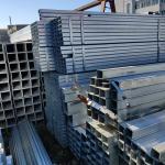 Zinc Coated Q215b Q235b Galvanized Steel Pipe Square Rectangle 2.5 Inch 3 Inch for sale