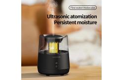 China Raindrop Aromatherapy Fire Flame Humidifier 320ml With Auto Shut Off supplier