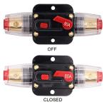 Switchable Automotive Circuit Breakers IP67 Manual Reset Switch 80A Circuit Breaker for sale