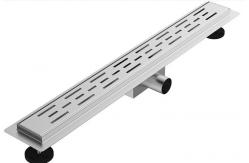 China SUS304 Linear Shower Drain 360 Rotation European Style Wet Room Shower Waste supplier