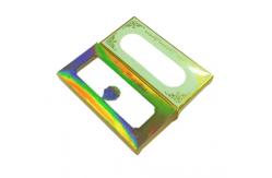 China Custom Purple Lash Boxes Textured Paper Eyelash Packaging supplier