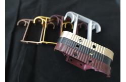 China 8cmx 7.5cm Ceiling Mount Double Curtain Pole Brackets supplier