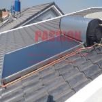 300L Flat Plate Solar Water Heater Pitched Roof Blue Flat Panel Solar Collector for sale