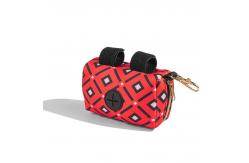 China Neoprene Dog Waterproof Pet Dispenser Bag Folded Pet Travel Accessories With Hook supplier