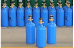 China Seamless Steel Oxygen Cylinder 2L-40l Oxygen Tank With Valve 105~219mm Dia supplier