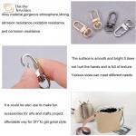 Metal Lobster Swivel Clasp , Lanyard Spring Snap Hooks For Diy Bag Keychain