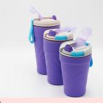 360ml 12oz Reusable Coffee Mug Silicone PP Eco friend Materials for sale