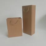 Custom Reusable Pink Brown Kraft Craft Paper Bag Shopping Clothing Fashion Paper Bag for sale