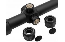 China 30mm 4x24 100yds Illuminated Reticle Riflescope With Mount Ring supplier