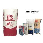 Multi Layers Plain Kraft Paper Valve Flour Packing Bag Food Grade 20kg 25kg for sale