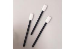 China Black Handle Polyester Swabs Micro Mechanical Clean 100PCS 5 Inch supplier