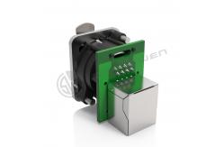 China Signal Rj45 Female Connector Socket Indoor Use Latch Lock D Shape supplier