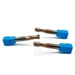 TiSin Coating Two Flute End Mill / Carbide Cutting Tools Square End Mill for sale