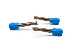 China TiSin Coating Two Flute End Mill / Carbide Cutting Tools Square End Mill supplier