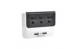 China Wall Power Socket And Wall Tap One Input 3 Outlet 2 USB Surge  UL cUL passed supplier