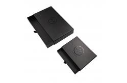 China Environmental Protection Matt Lamination Cardboard Hard Black Gift Box for Photo Frame supplier