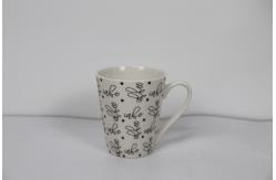 China Ceramic Drinkware 310cc Ceramic New Bone China Mug  with Customized Decals Design supplier