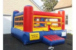 China Inflatable Bouncy Boxing Ring Arena/ Inflatable Boxing Glove Challenge For Fight supplier