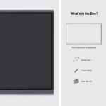 H11D 75 Inch Interactive Whiteboard Smart Digital Board With 40 Touch Points