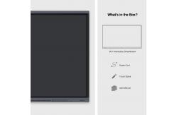 China H11D 75 Inch Interactive Whiteboard Smart Digital Board With 40 Touch Points supplier