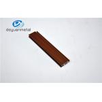 Office Sliding Door Wood Grain Aluminum Profiles Alkali Resistance for sale