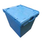 Eco Friendly 570 X 720 Plastic Moving Boxes With Lids 35kg Loading Capacity for sale