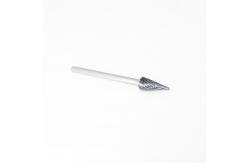 China N Shape 1 8 Shank Carbide Burr Iverted Cone Carbide Deburring Bits supplier