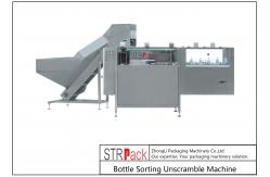 China Automatic Bottle Sorting Unscrambler Machine 60 - 120 Bottles/min supplier