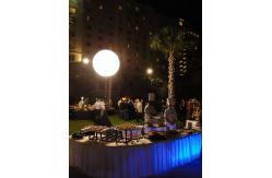China Dimmable Inflatable Moon Balloon Light 640W High Illumination Events Lighting supplier