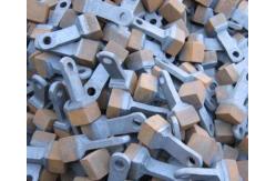 China ZG120Mn13Cr2 Castings And Forgings Hammer Crusher Parts High Chrome Hammer Head supplier