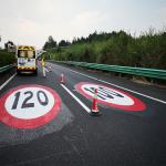 Pavement Temporary Road Marking Tape Pre Formed Coloured Reflective Pavement Striping Tape for sale