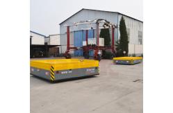 China Motor Power 17 Tons Load Battery Transfer Trolley For Concrete Handling supplier