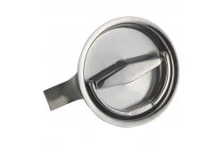 China Circular Turning Truck Box Lock Swing Silver Garage Door Handle Lock supplier