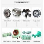 High Efficiency Impulse Turbine Generator Customized Efficiency 85-95%