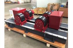 China New 20T/ 44000LBS Bolt Adjustment Conventional Pipe Welding Rollers With Pu Wheels supplier