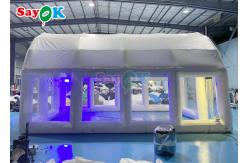 China PVC Inflatable Swimming Pool Enclosure Above Ground Winter Dome Pool Covers supplier