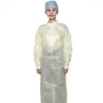 Aami Level Yellow Disposable Isolation Gown Medical Isolation Clothing for sale