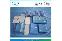 China Complex Nonwoven Sterile Hip Surgery Kit With Reinforced U Split Drape supplier
