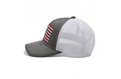 China All Seasons Customized Snapback Trucker Cap With Custom Embroidery Logo supplier