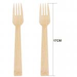 170mm Recyclable Disposable Biodegradable Bamboo Fork For Bar Hotel Kitchen for sale