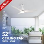 DC Ceiling Fan With Remote Control Plastic Blades High-Speed for sale