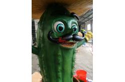 China Infrared Sensor Theme Park Cartoon Animatronic Plant Cactus supplier