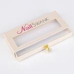 Custom Logo Luxury Cosmetics Press On Nails Packaging Boxes With PVC Window