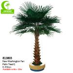 Handmade PE Leaf 450cm Fake Outdoor Tropical Plants For Star Hotel for sale