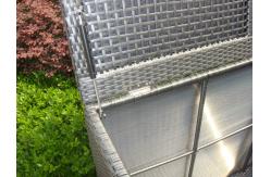 China Grey Resin Wicker Storage Box supplier