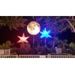2000W Inflatable Led Light With Halogen Lamp , Moon Inflatable Led Balloon Lights
