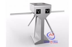 China Full Automatic Drop Arm Turnstile Gate Double Chips Bi - Directional Three Roller supplier